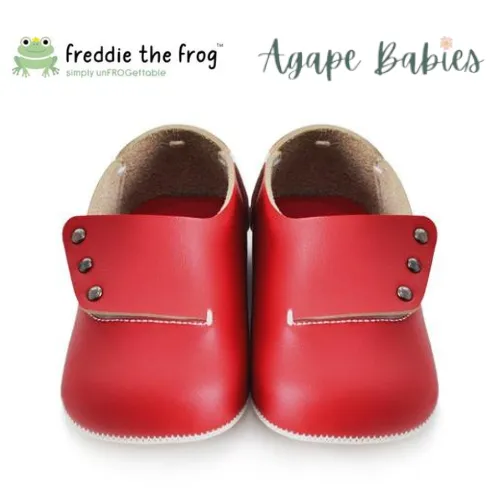 Freddie The Frog Pre Walker Shoes - Cherry Moccs