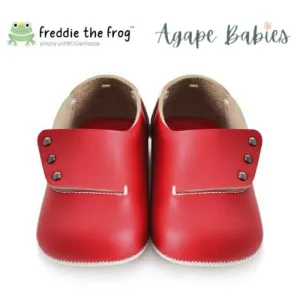 Freddie The Frog Pre Walker Shoes - Cherry Moccs