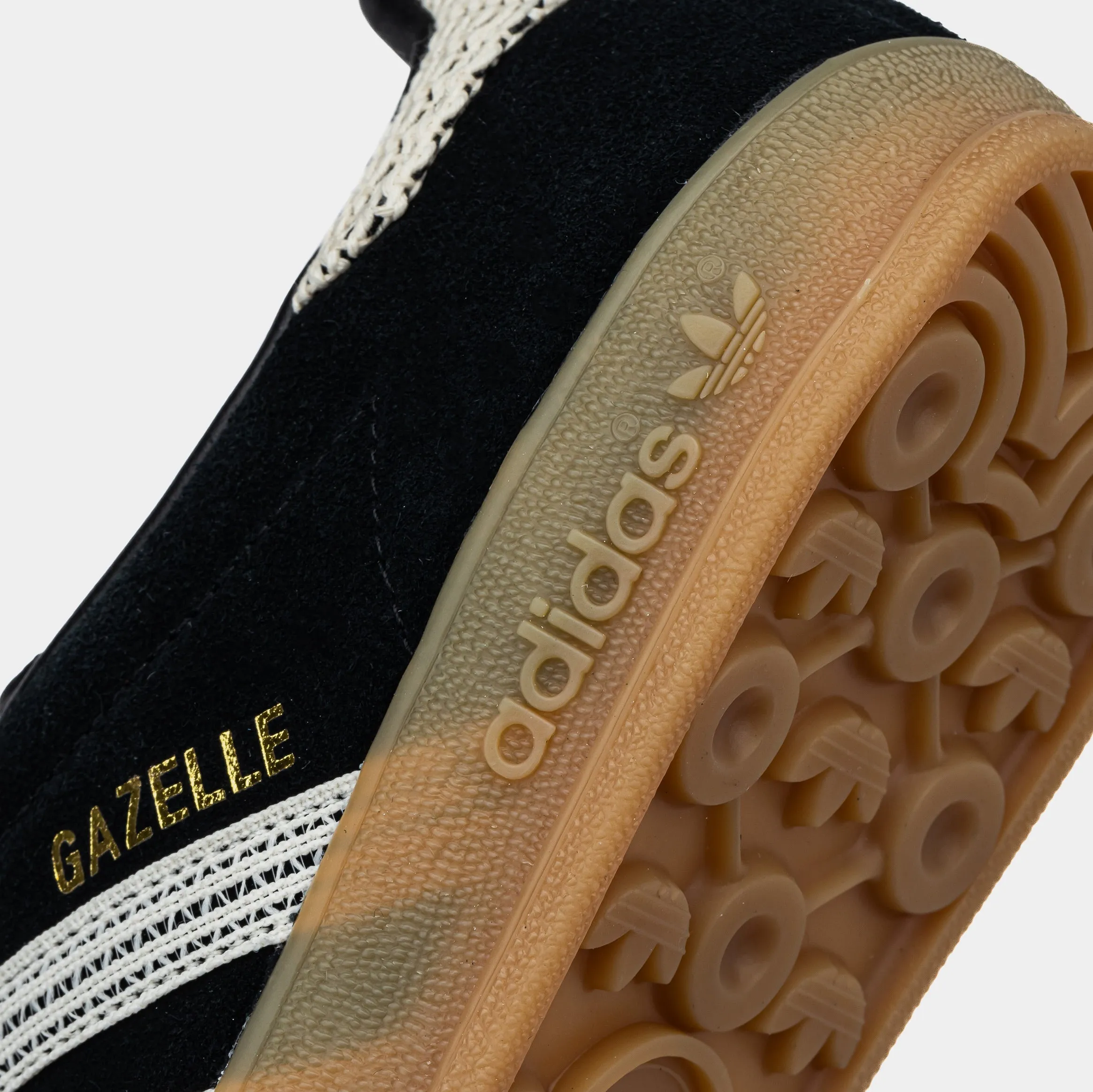 Gazelle Indoor Womens Lifestyle Shoes (Black/Beige/Gum)