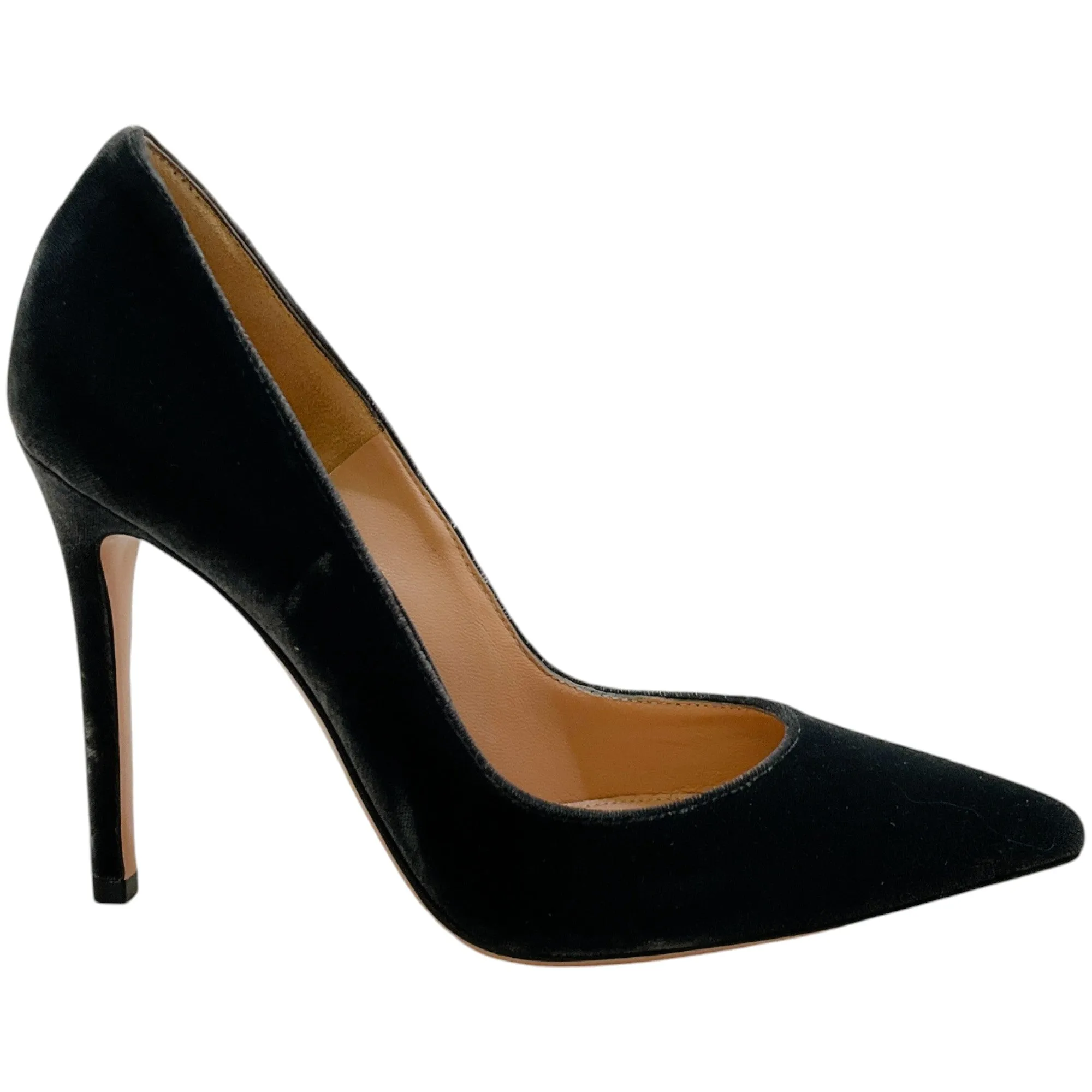 Gianvito Rossi Velluto Grey Velvet Gianvito 105 Pumps