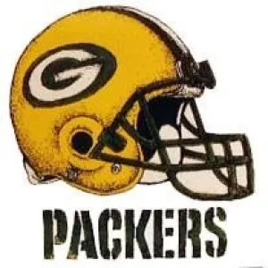 Green Bay Packers Helmet Sports Transfers Temporary Tattoos (Set of 3)