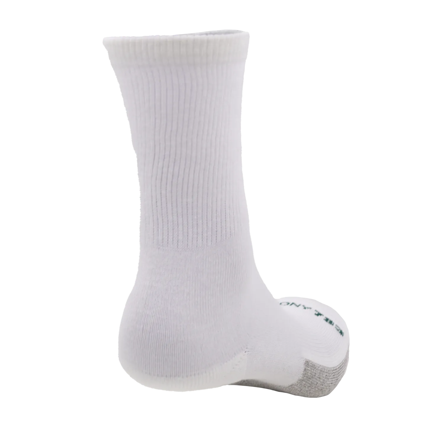 Grounding Crew Socks • White Organic Cotton