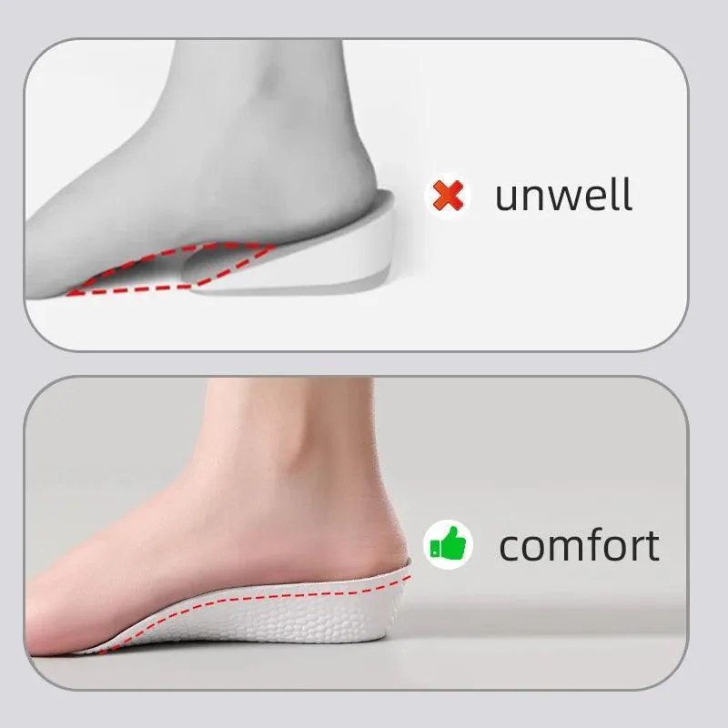 Height Boosting Comfort Orthopedic Insoles for Better Posture and Foot Health