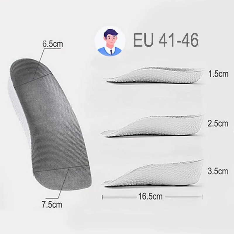 Height Boosting Comfort Orthopedic Insoles for Better Posture and Foot Health