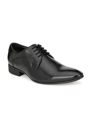 HITZMS_5704 Men's Black Synthetic Formal  Lace-Up Shoes