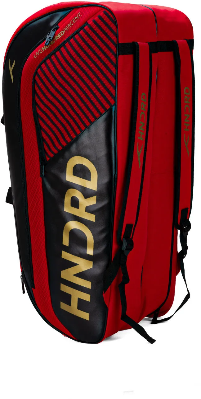 Hundred Nuclear Edge Badminton Kit Bag (Red) (Size - M/30 L)