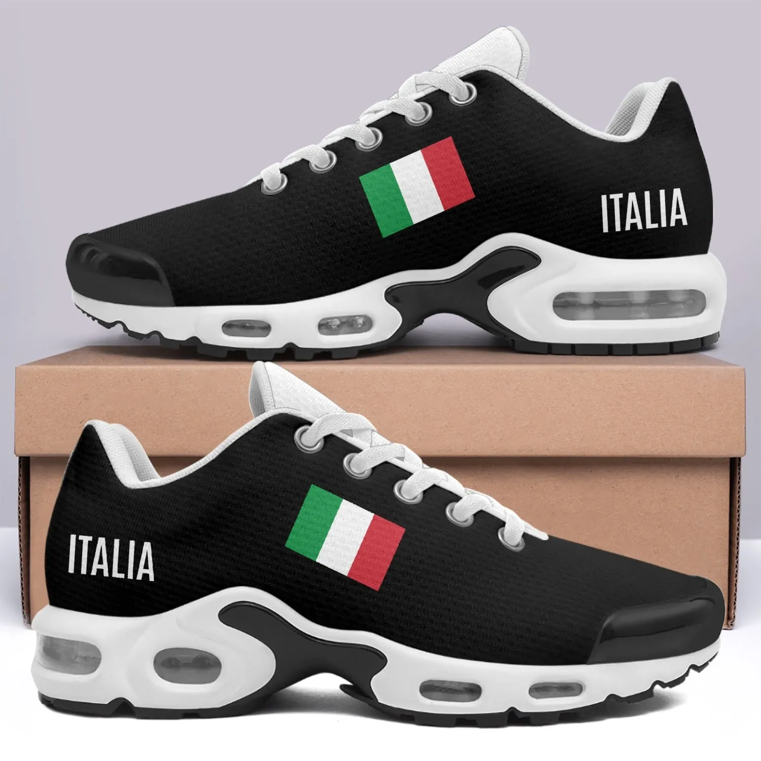 Italia Bounce Sneakers - Black