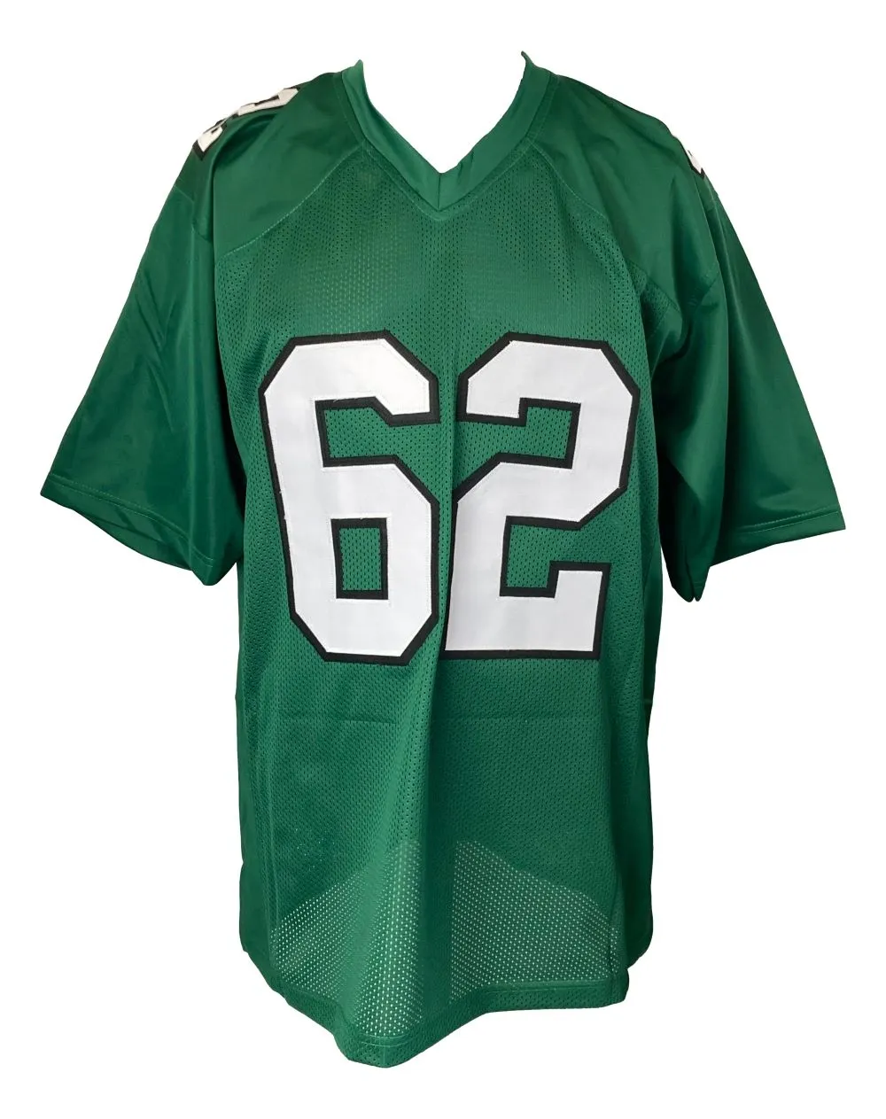 Jason Kelce Philadelphia Signed Kelly Green Football Jersey PSA ITP Hologram