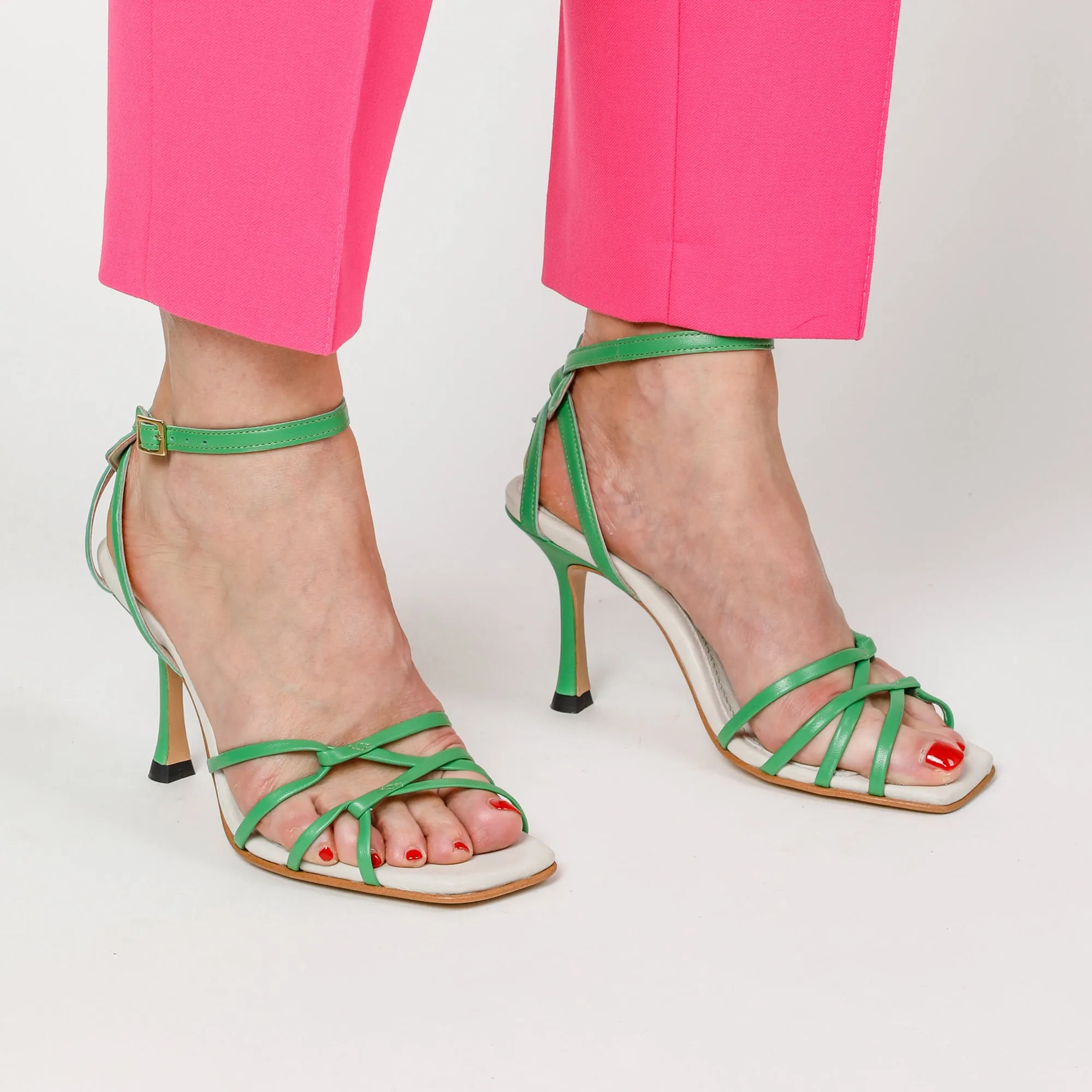 KARASSA high heel sandal - Grasshopper