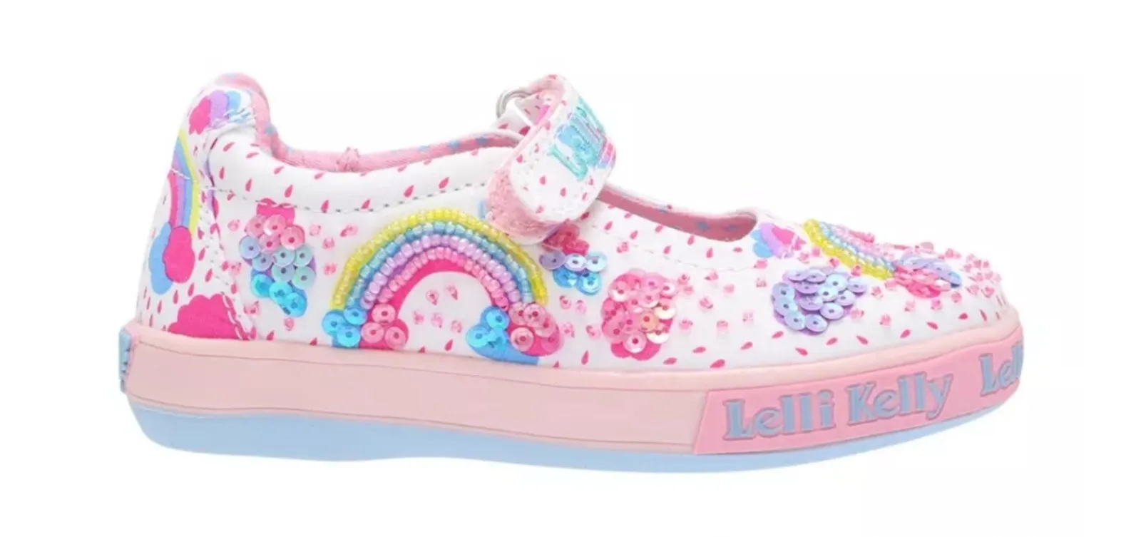 Lelli Kelly Girls White Allegra Dolly Shoes