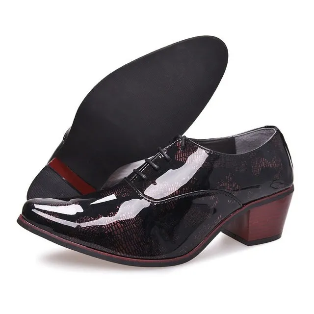 Luxury Fashion Italian Leather Oxford Pointed Toe Shoes