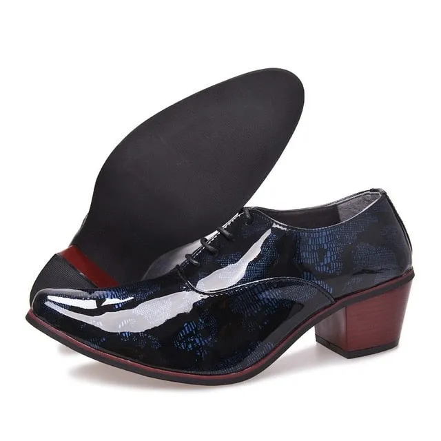 Luxury Fashion Italian Leather Oxford Pointed Toe Shoes