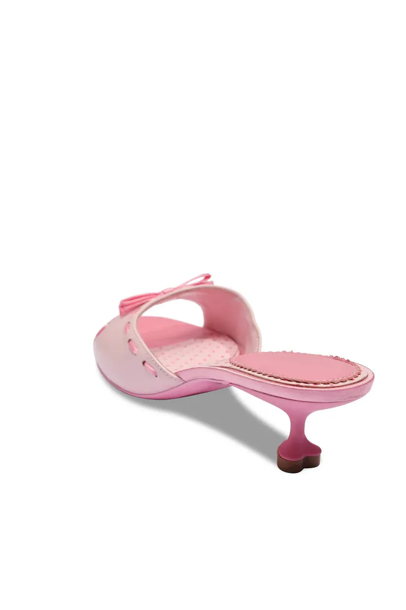 Marbella Bow Sandals in Pink