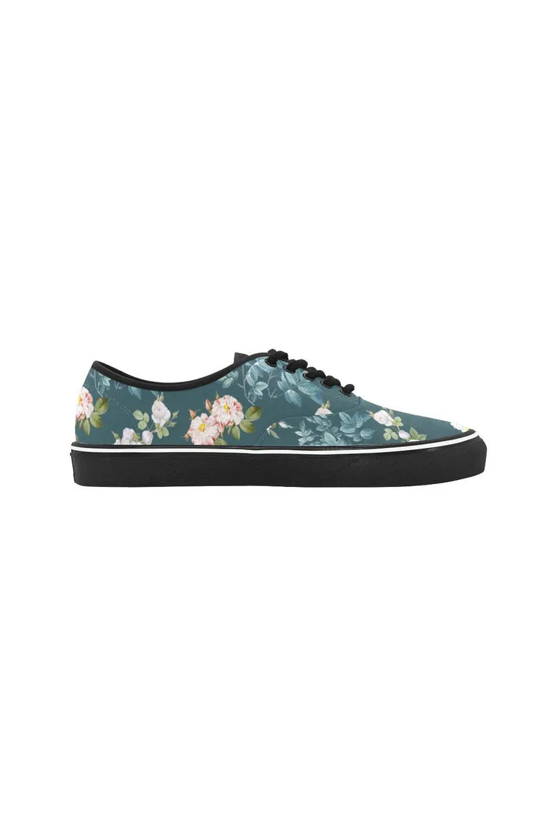 Meadow Magic Classic Women's Canvas Low Top Shoes (Model E001-4)