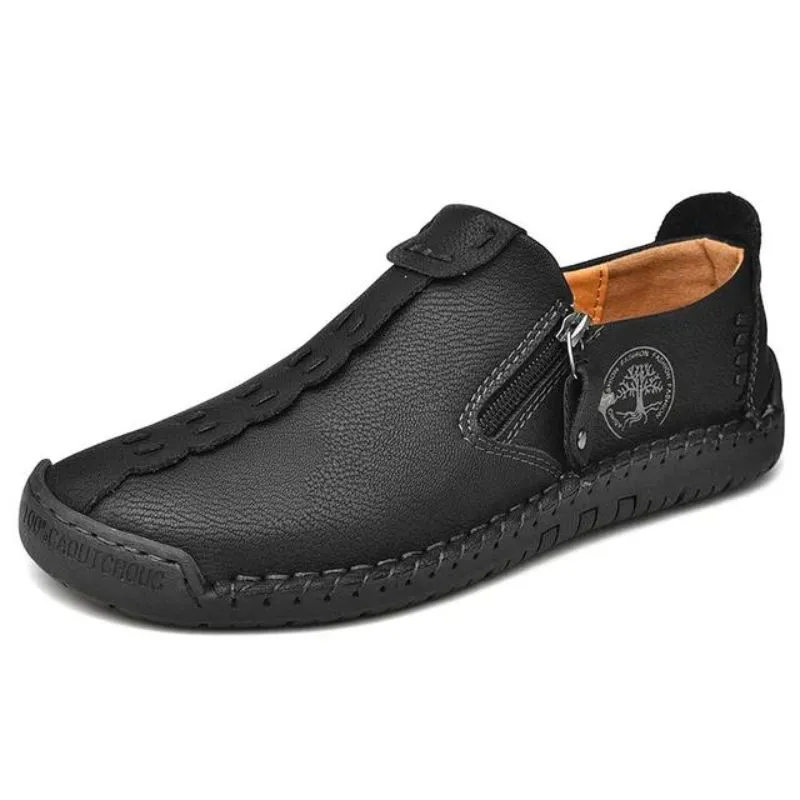 MetroEase Leather Loafers