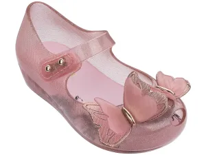 Mini Melissa Ultragirl Fly III - Pink Glitter with Pink