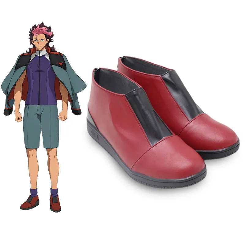 Mobile Suit Gundam the Witch from Mercury Guel Jeturk Cosplay Shoes