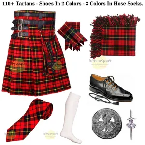 Modern Best Tartan Utility Kilt With Detachable Pockets Deal