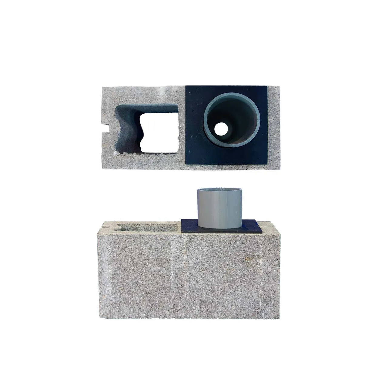 MossBack Fish Habitat Concrete Block Adapter