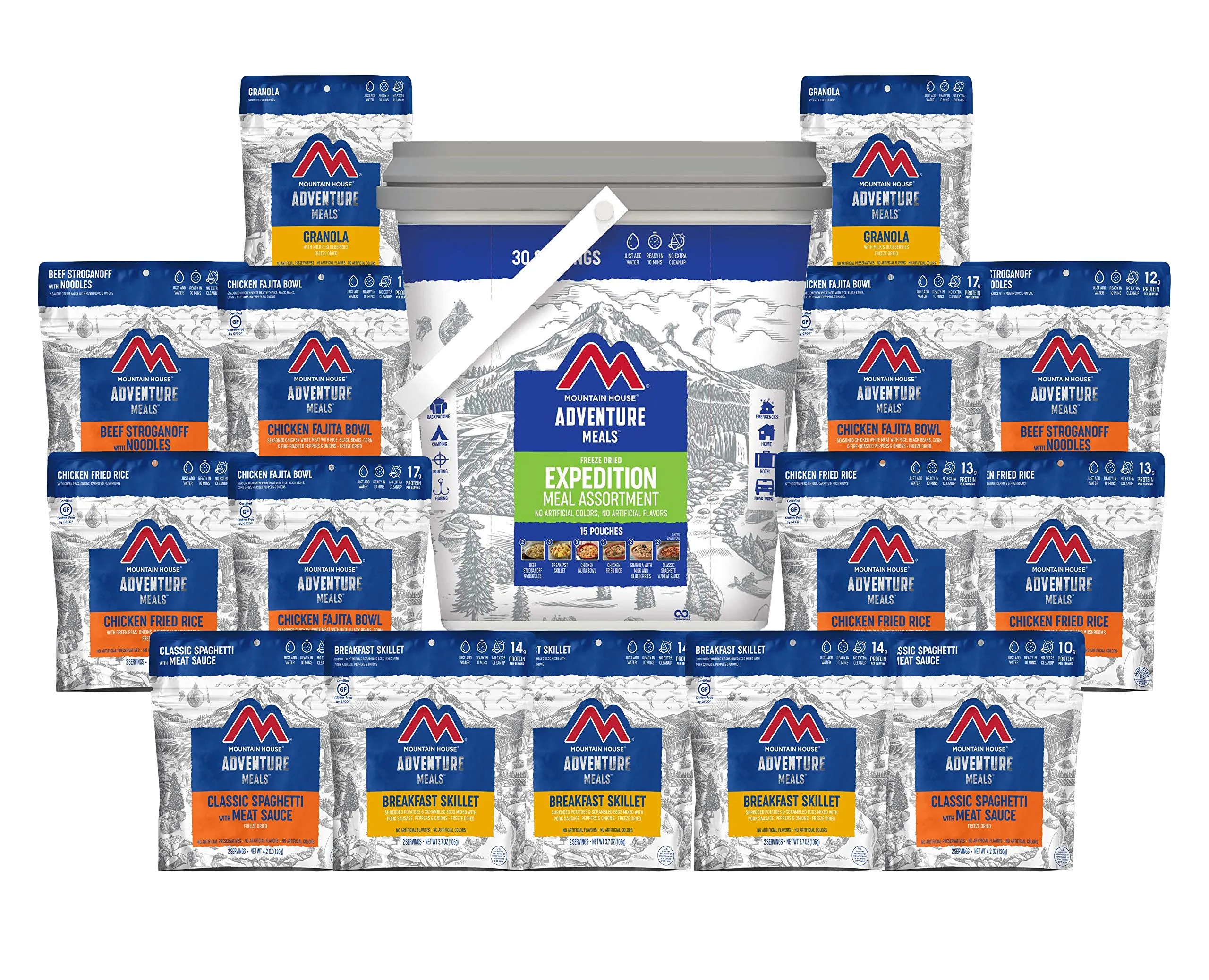 Mountain House - Expedition Bucket - 30 Servings