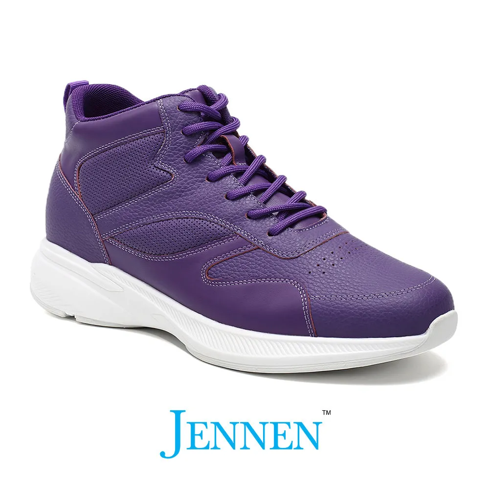 Mr. Pippen 8cm | 3.2 inches Vibrant Purple Sneakers with Hidden Height Boost