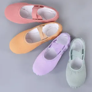 New Women Ballet shoes Dance Children Ballet Slippers Soft Sole Professional Canvas Dance Training Shoes for Morandi Ballet