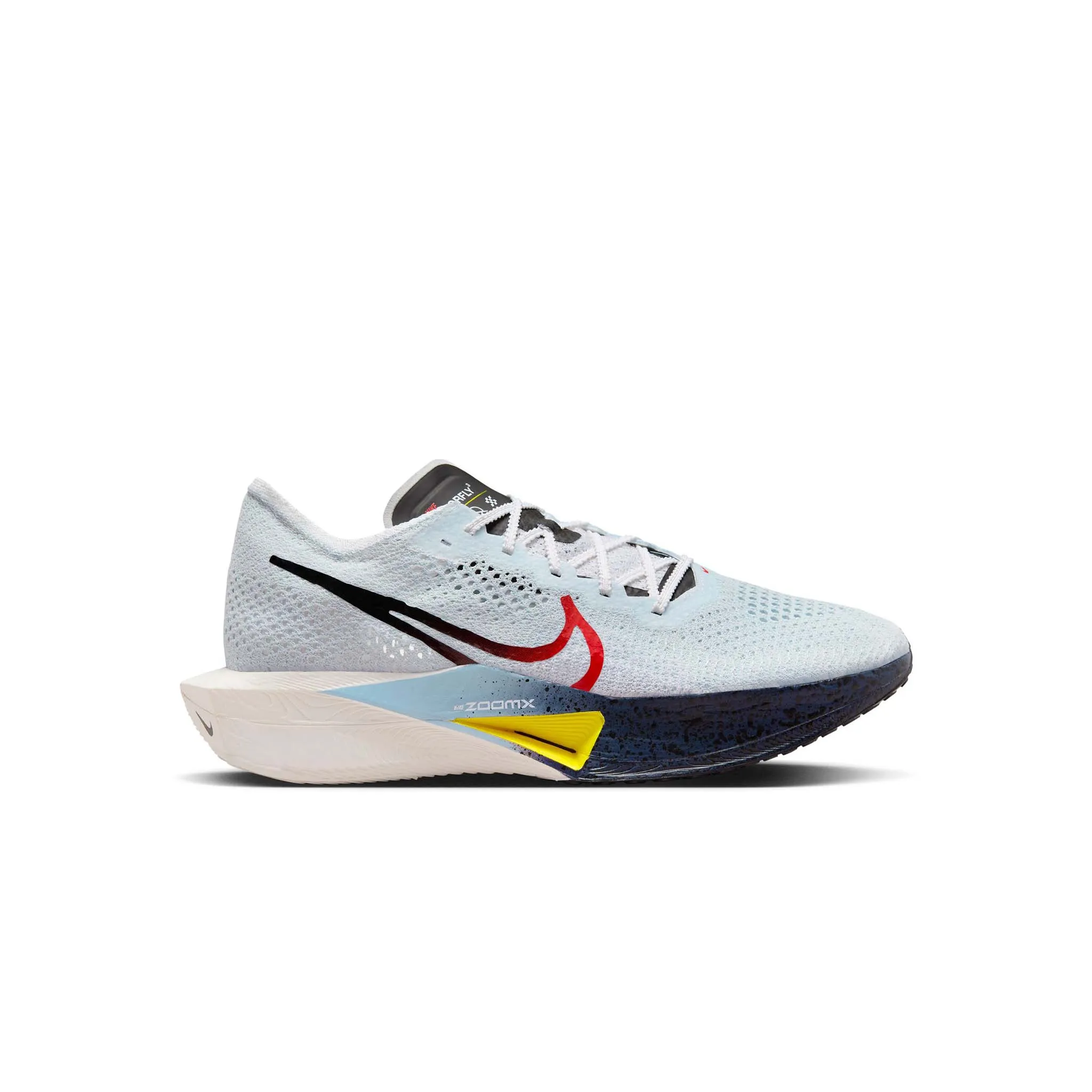 Nike | Men's Vaporfly 3 Road Racing Shoes - White/Speed Red-Pure Platinum