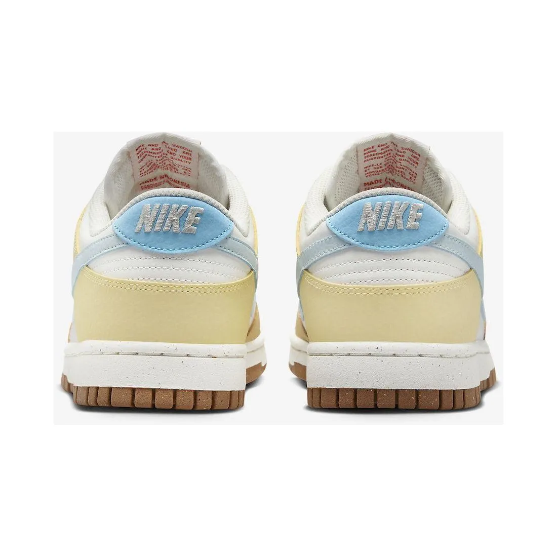 Nike Women's Dunk Low Shoes - Summit White / Aquarius Blue / Soft Yellow / Glacier Blue