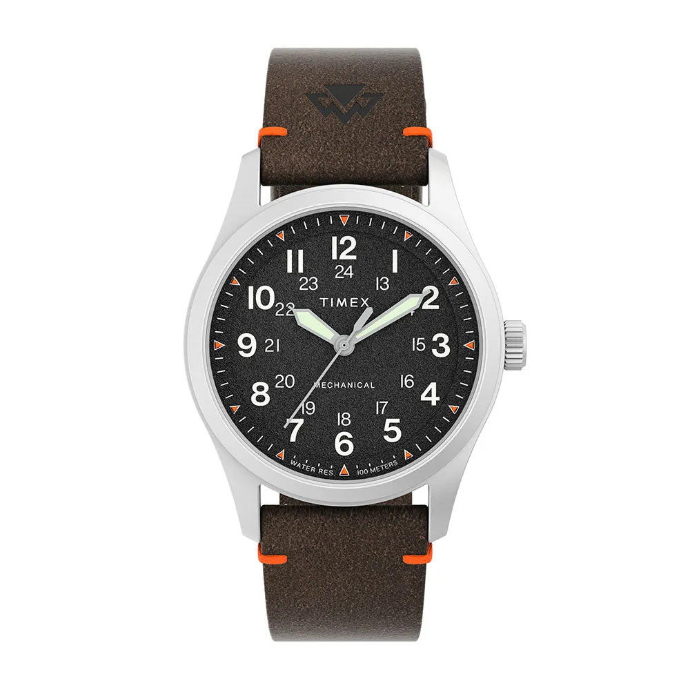 North Field Post Mechanical 3-Hand 41mm Leather Band