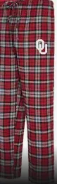 Oklahoma Sooners Adult Concepts Sports Flannel Pajama Pants