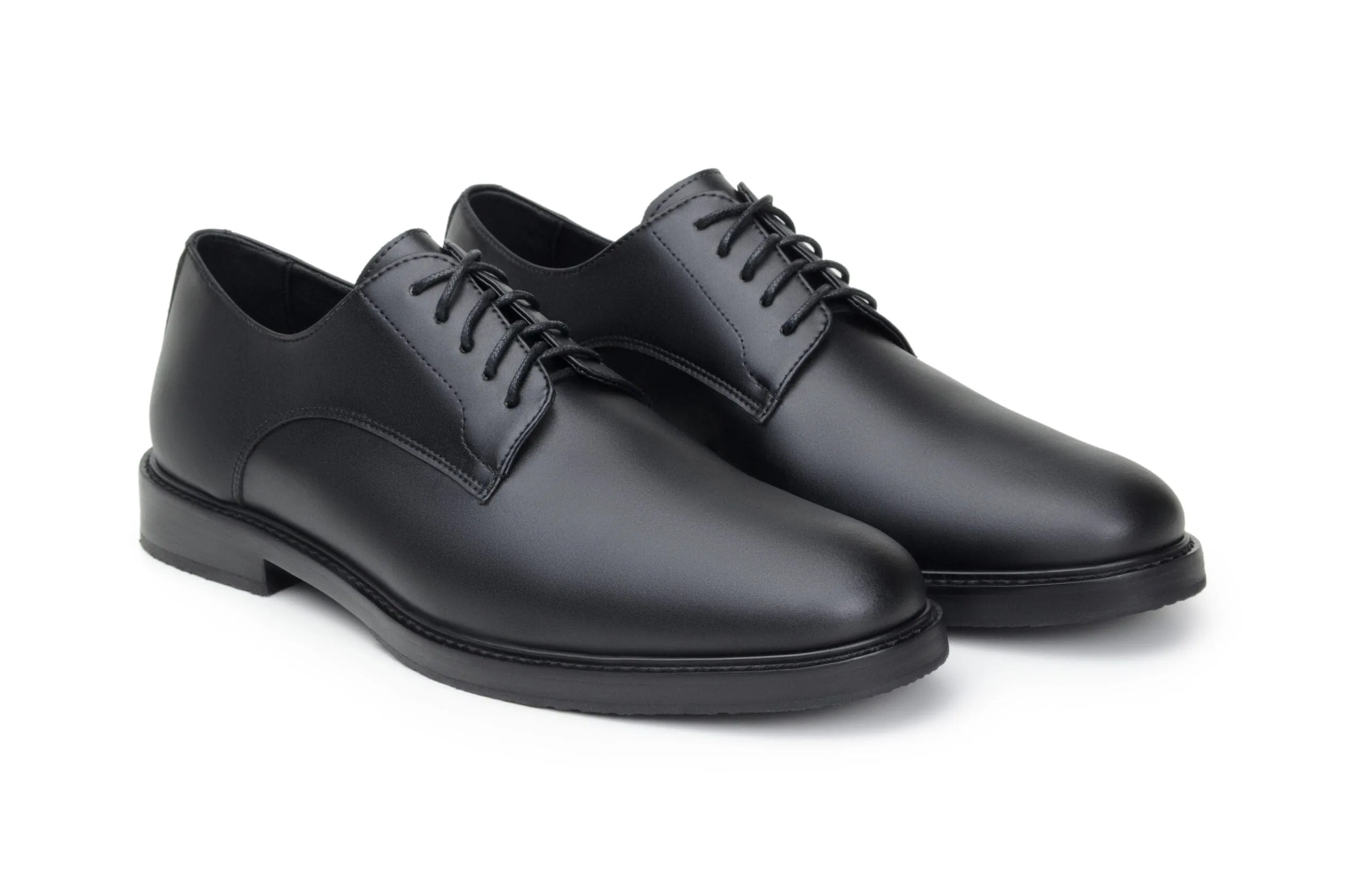 Olof Men's Vegan Leather Derby | Black