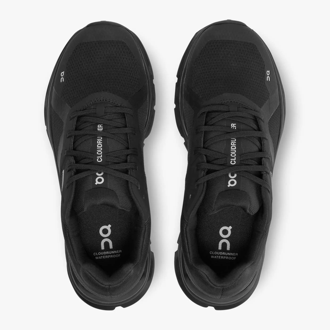 On Running Women's Cloudrunner Waterproof Shoes - All Black