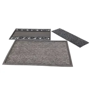 OnlyMat Rubber Tray Sanitize Mat Combo -  Residence, Office and Hospital