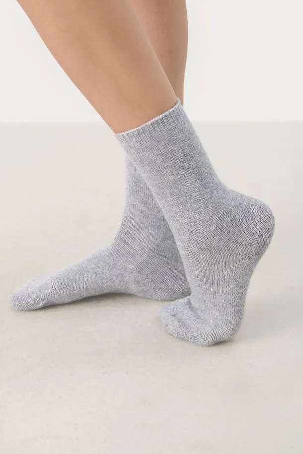 PART TWO TEONA SOCKS GREY MELANGE