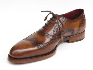 Paul Parkman Wingtip Goodyear Welted Tobacco Oxfords