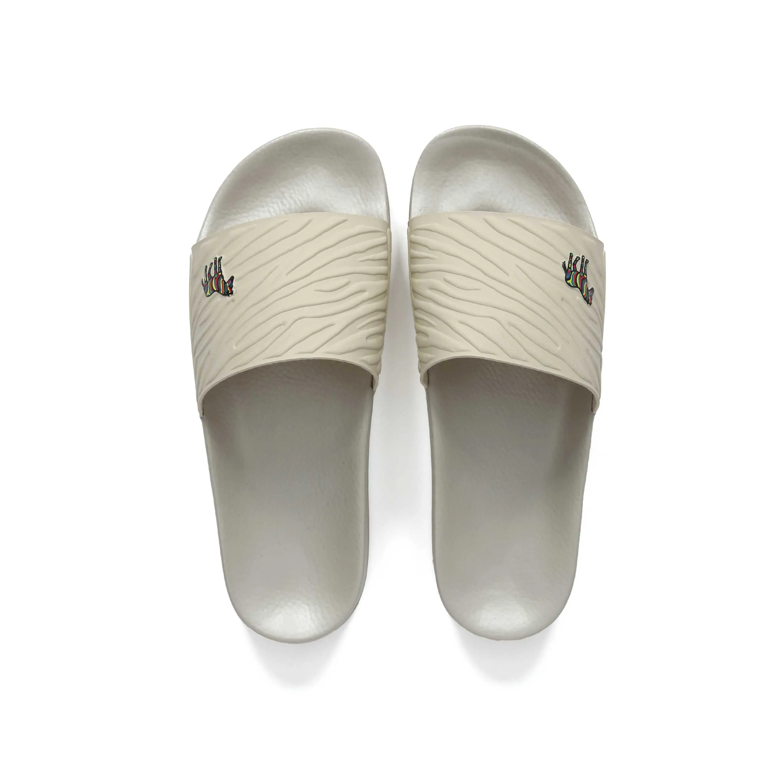 Paul Smith Nyro Zebra Slide in Off White