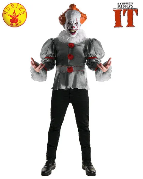 PENNYWISE 'IT' DELUXE COSTUME, ADULT