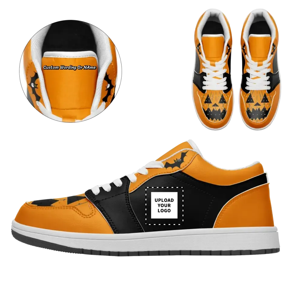 Promotional Corporate Gifts, personalized gifts business names Personalized Halloween Sneakers, Custom Ghost shoes, Skull, Halloween Gift,AJ1C-23020124