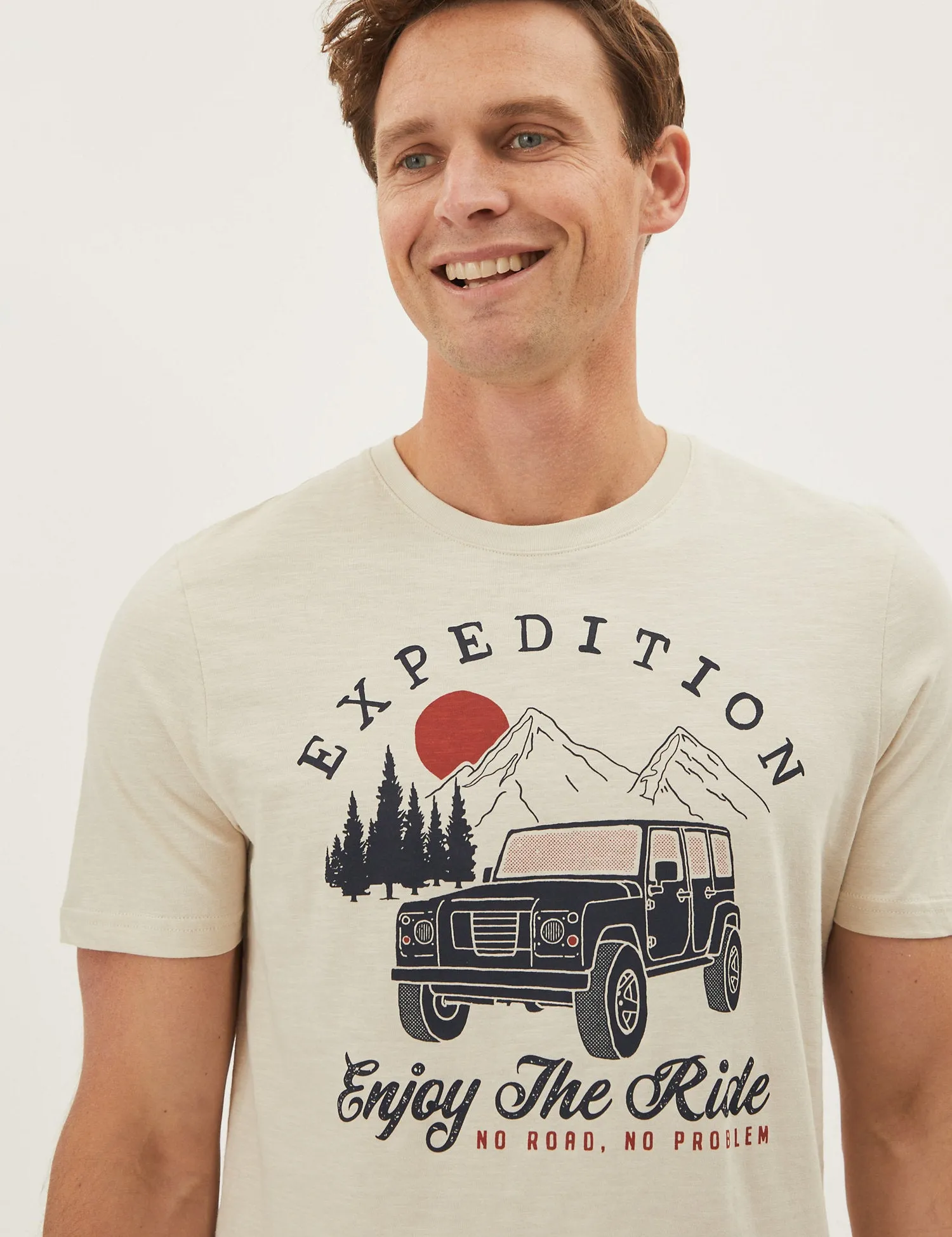 Pure Cotton Expedition Graphic T-Shirt