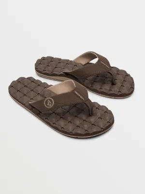 Recliner Sandals - Brown