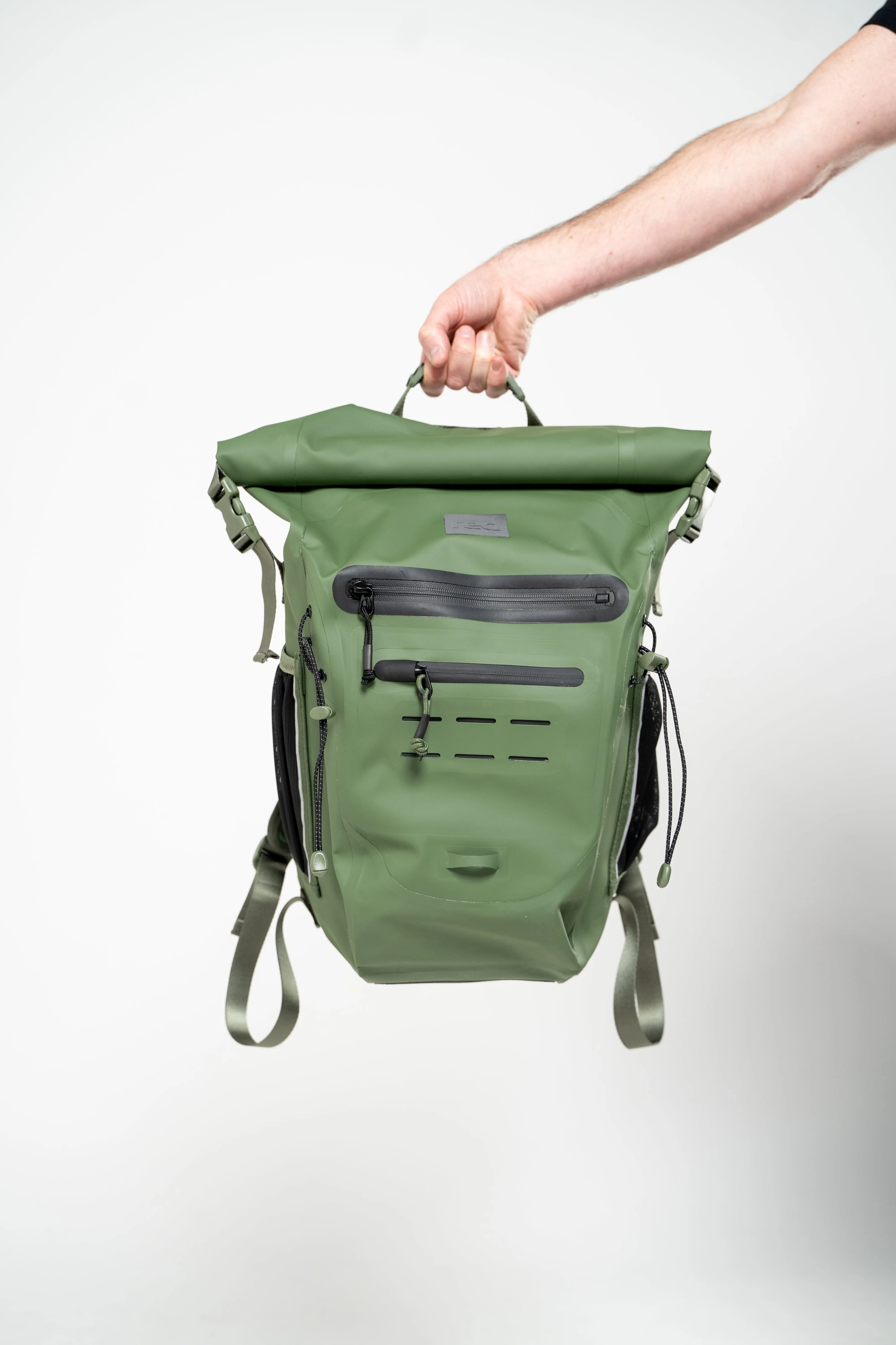 RED PADDLE WATERPROOF BACKPACK 30L OLIVE GREEN