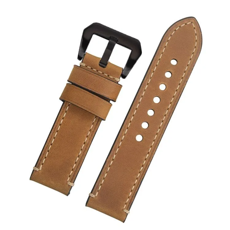 Retro Leather Straps Compatible with the Timex 22mm Range