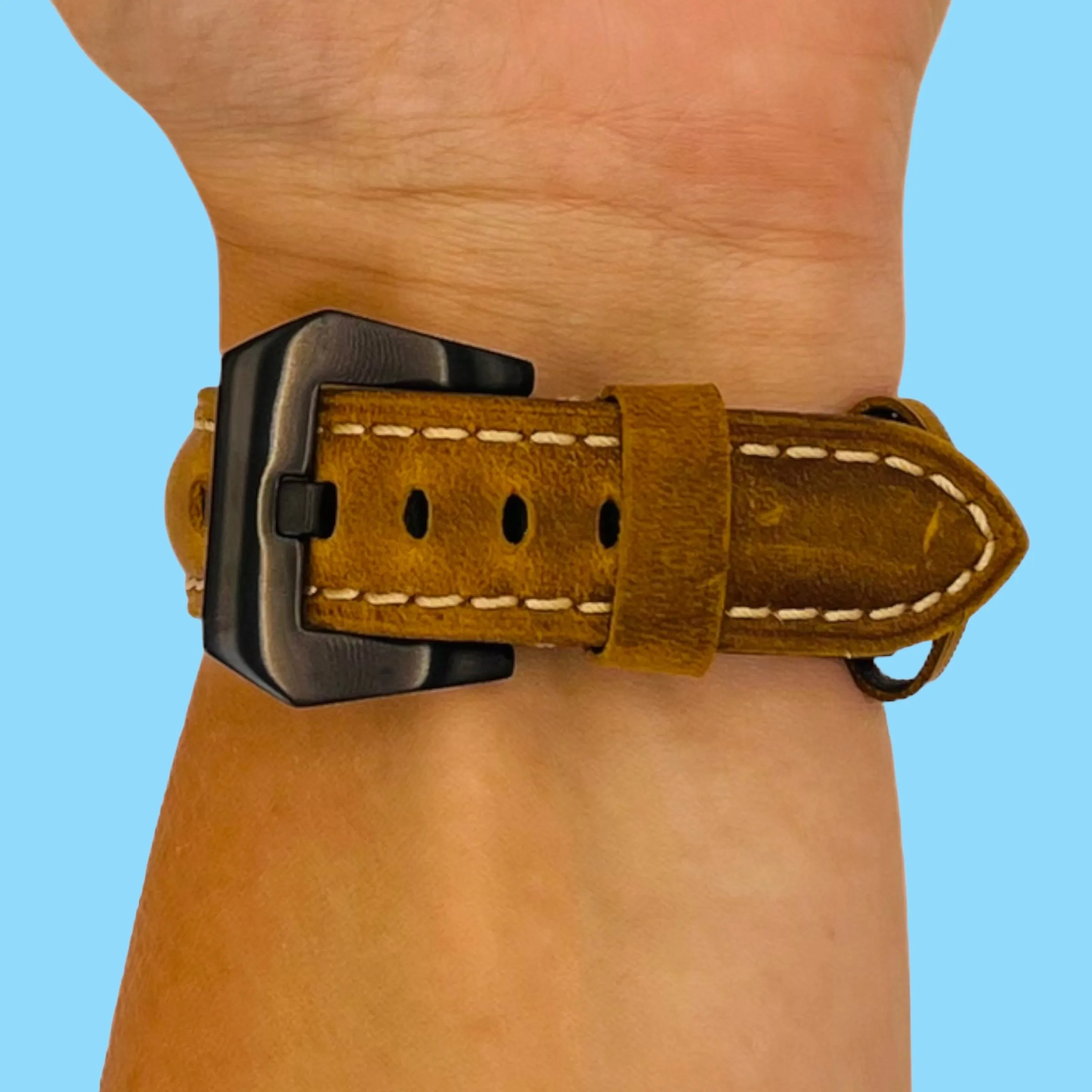 Retro Leather Straps Compatible with the Timex 22mm Range