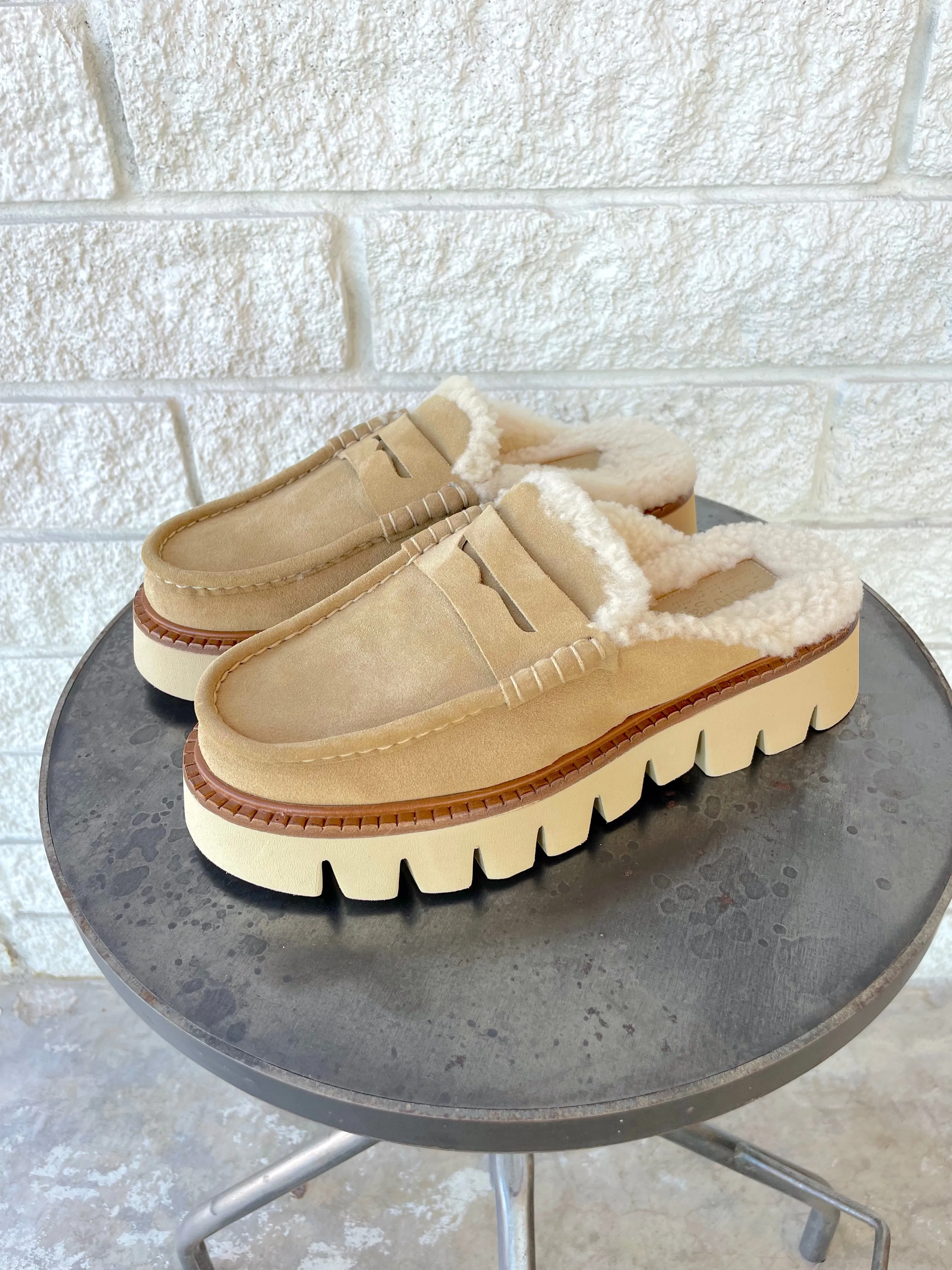 Savy Shearling Mule