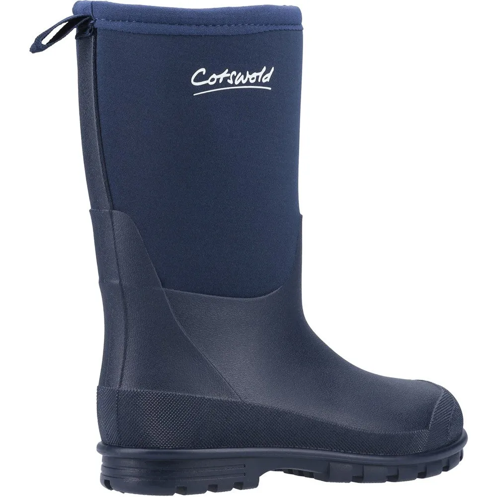 Senior Hilly Neoprene Wellingtons Boots Navy