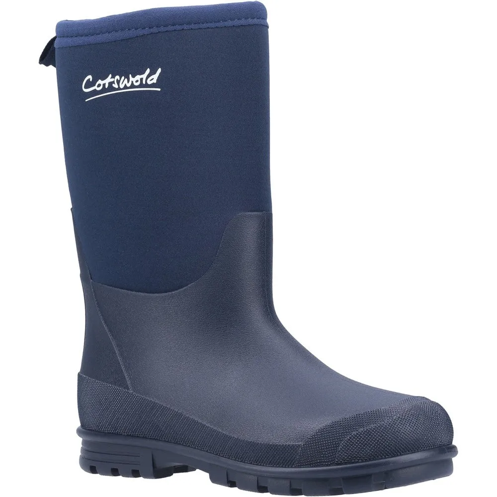 Senior Hilly Neoprene Wellingtons Boots Navy