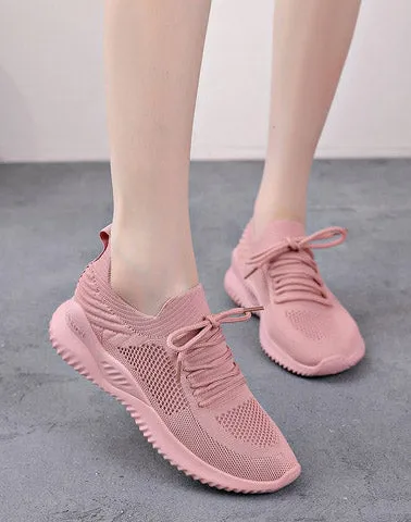 SH238 - Woven lace-up lazy shoes