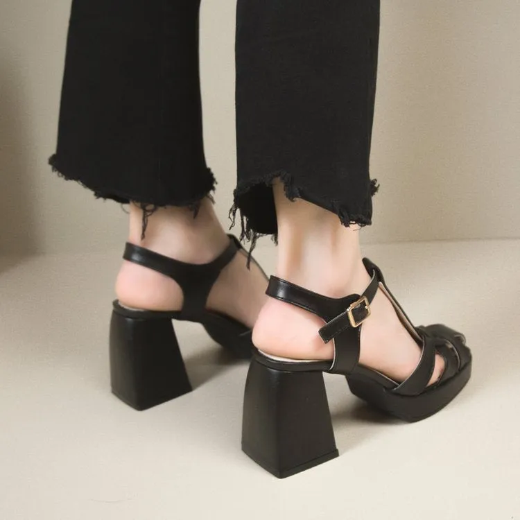 SH359 - Hollow Roman high heels