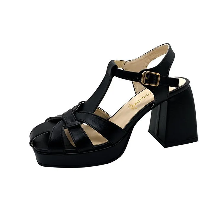 SH359 - Hollow Roman high heels