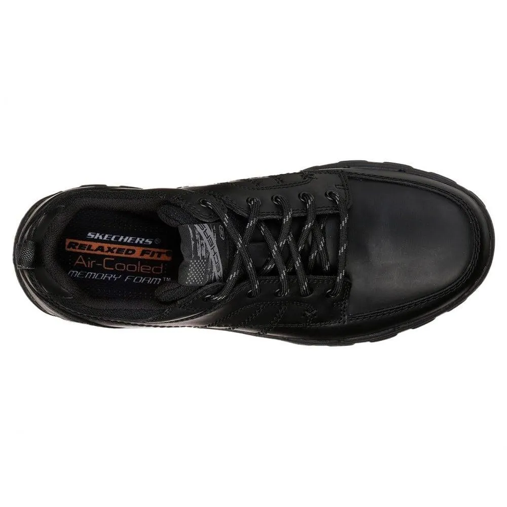 Skechers Men 65580 Black Relaxed fit casual shoe Size 7 - 15